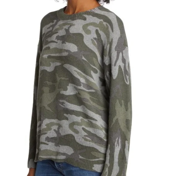 Rails NWT Juno Sweater Size Small | Camo Print - Picture 2 of 10